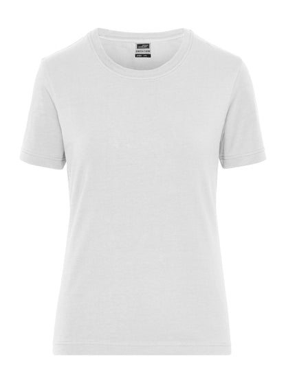 Ladies' Bio Stretch-T Work - Solid Daiber White