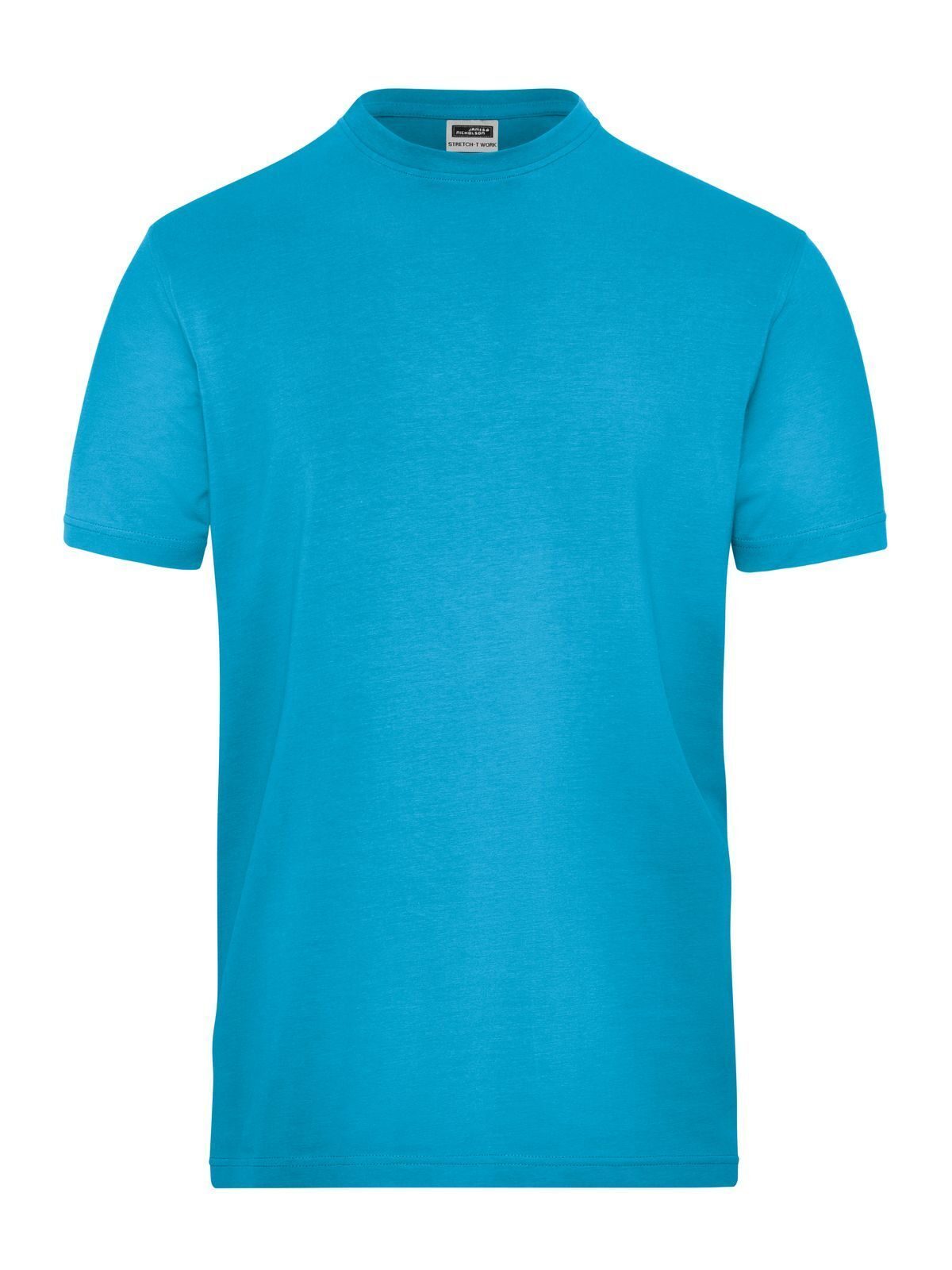 Men's Bio Stretch-T Work - Solid Daiber Turquoise