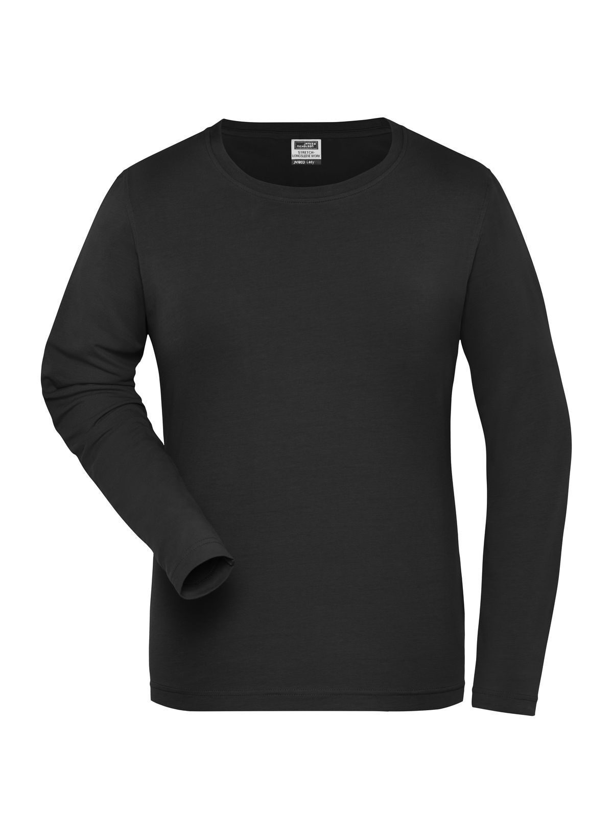 Ladies' Bio Stretch-Longsleeve Work - Solid Daiber Black
