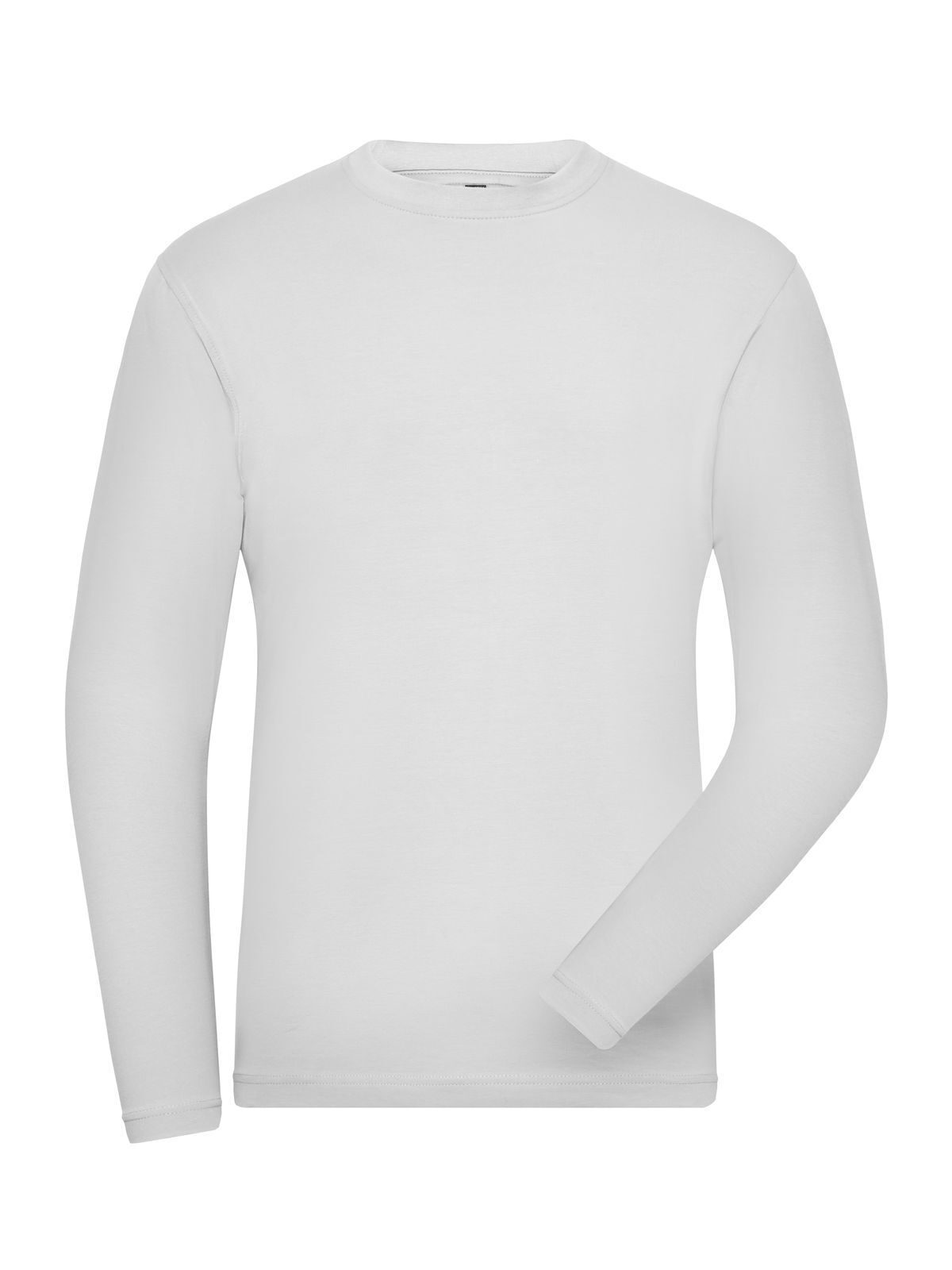 Men's Bio Stretch-Longsleeve Work - Solid Daiber White