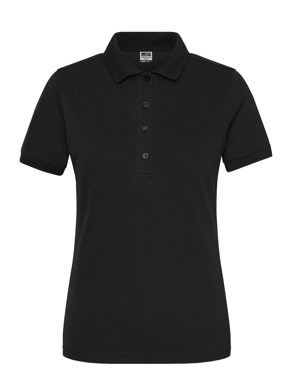 Ladies' Bio Stretch-Polo Work - Solid Daiber Black