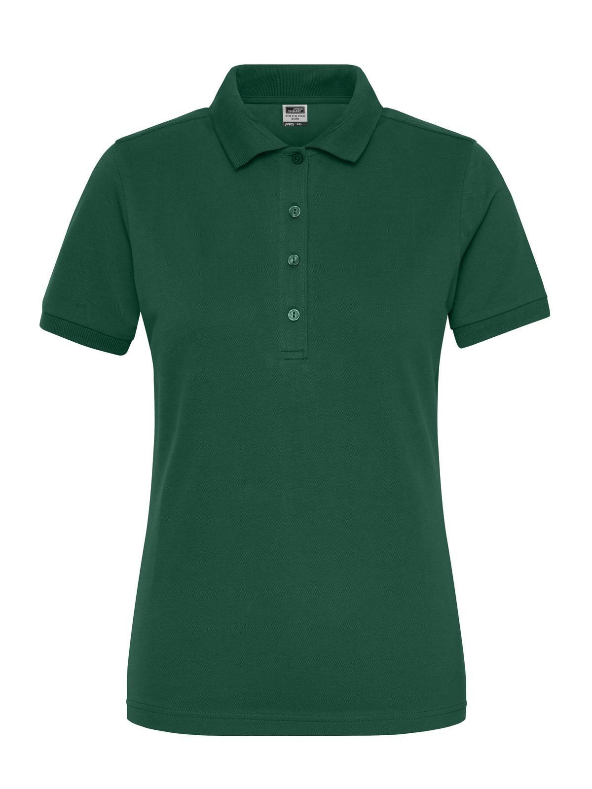 Ladies' Bio Stretch-Polo Work - Solid Daiber Dark-Green