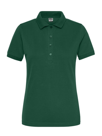 Ladies' Bio Stretch-Polo Work - Solid Daiber Dark-Green