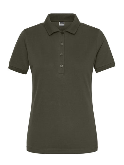 Ladies' Bio Stretch-Polo Work - Solid Daiber Olive