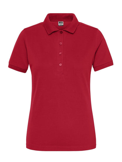 Ladies' Bio Stretch-Polo Work - Solid Daiber Red