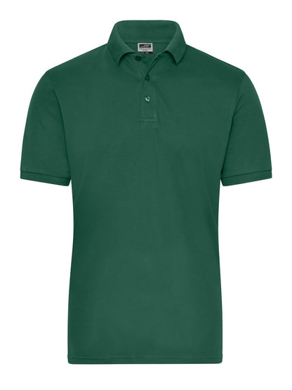 Men's Bio Stretch-Polo Work - Solid Daiber Dark-Green