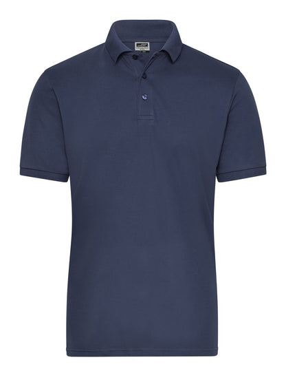 Men's Bio Stretch-Polo Work - Solid Daiber Navy