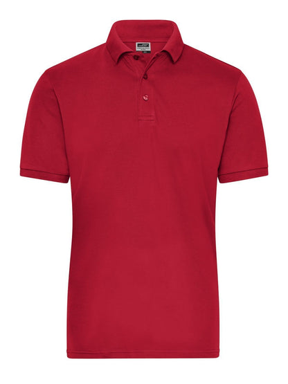 Men's Bio Stretch-Polo Work - Solid Daiber Red
