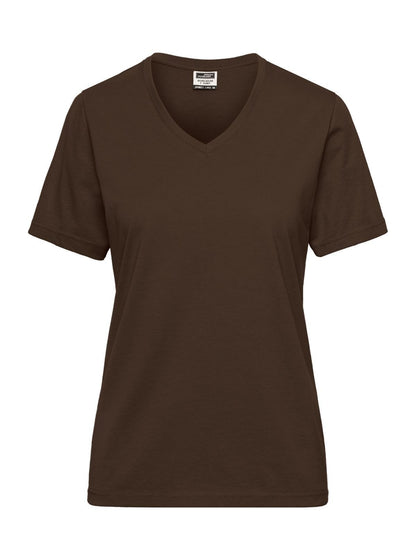 Ladies' Bio workwear T-Shirt Daiber Brown