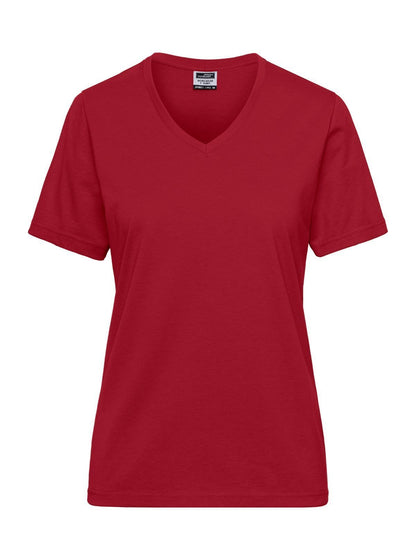 Ladies' Bio workwear T-Shirt Daiber Red