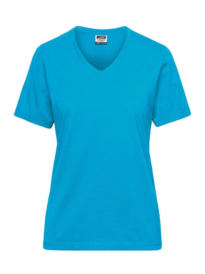 Ladies' Bio workwear T-Shirt Daiber Turquoise