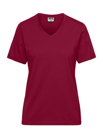 Ladies' Bio workwear T-Shirt Daiber Wine