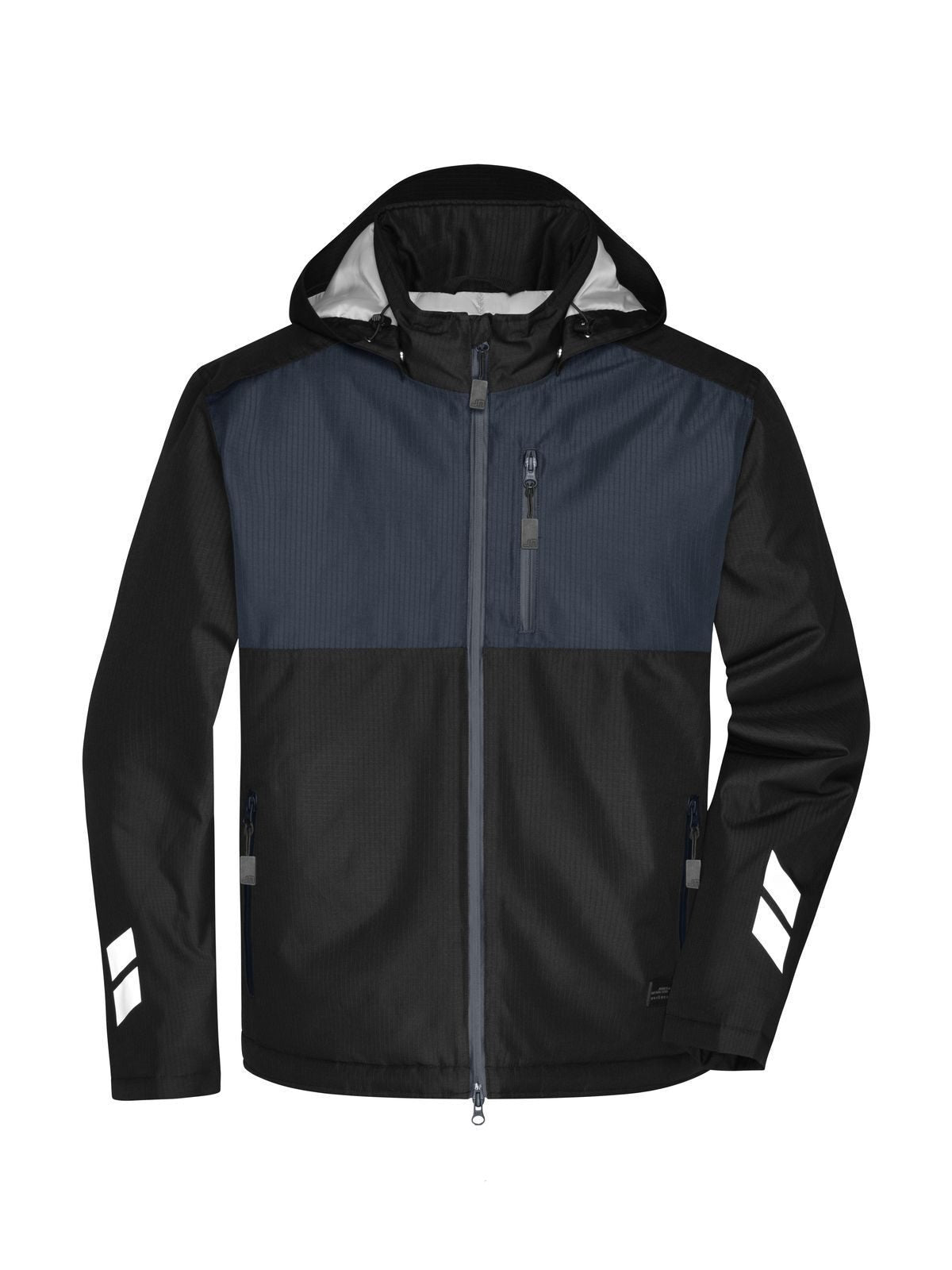 Padded Hardshell Workwear Jacket Daiber Black/Carbon