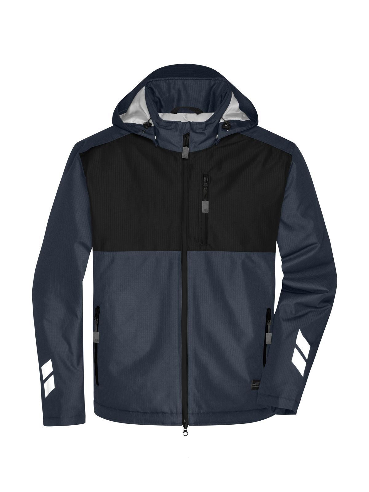 Padded Hardshell Workwear Jacket Daiber Carbon/Black