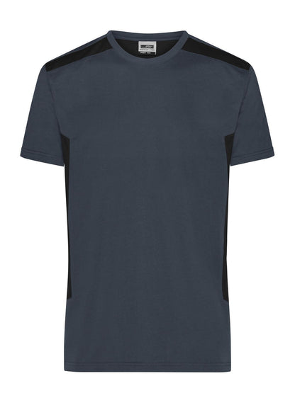 Men's Workwear T-Shirt - Strong Daiber Carbon/Black