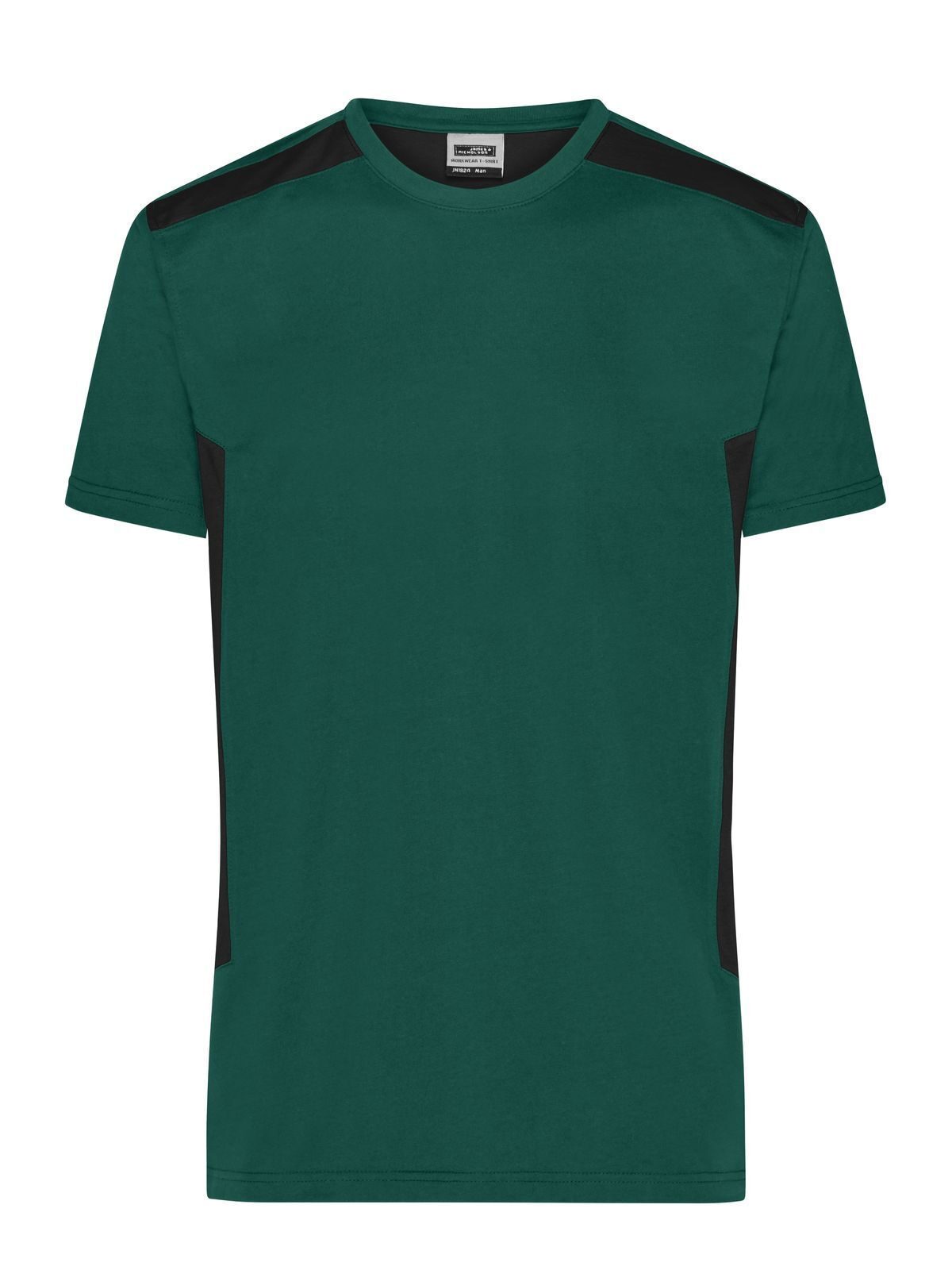 Men's Workwear T-Shirt - Strong Daiber Dark-Green/Black