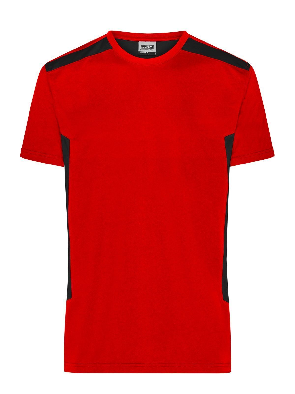 Men's Workwear T-Shirt - Strong Daiber Red/Black