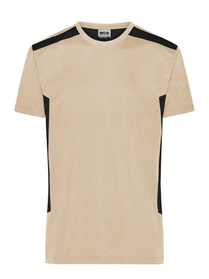 Men's Workwear T-Shirt - Strong Daiber Stone/Black