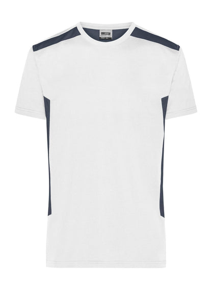 Men's Workwear T-Shirt - Strong Daiber White/Carbon