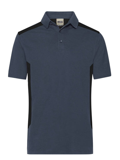 Men's Workwear Polo - Strong Daiber Carbon/Black