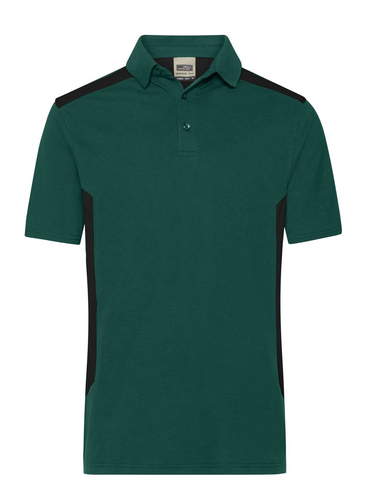 Men's Workwear Polo - Strong Daiber Dark-Green/Black