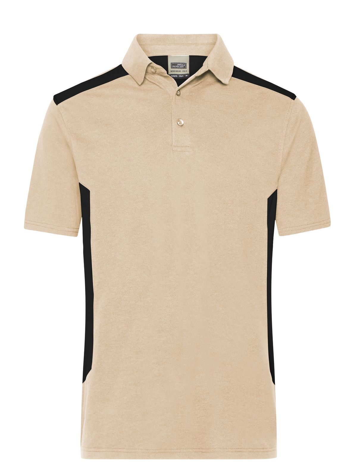 Men's Workwear Polo - Strong Daiber Stone/Black