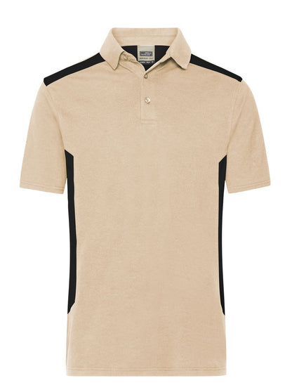 Men's Workwear Polo - Strong Daiber Stone/Black
