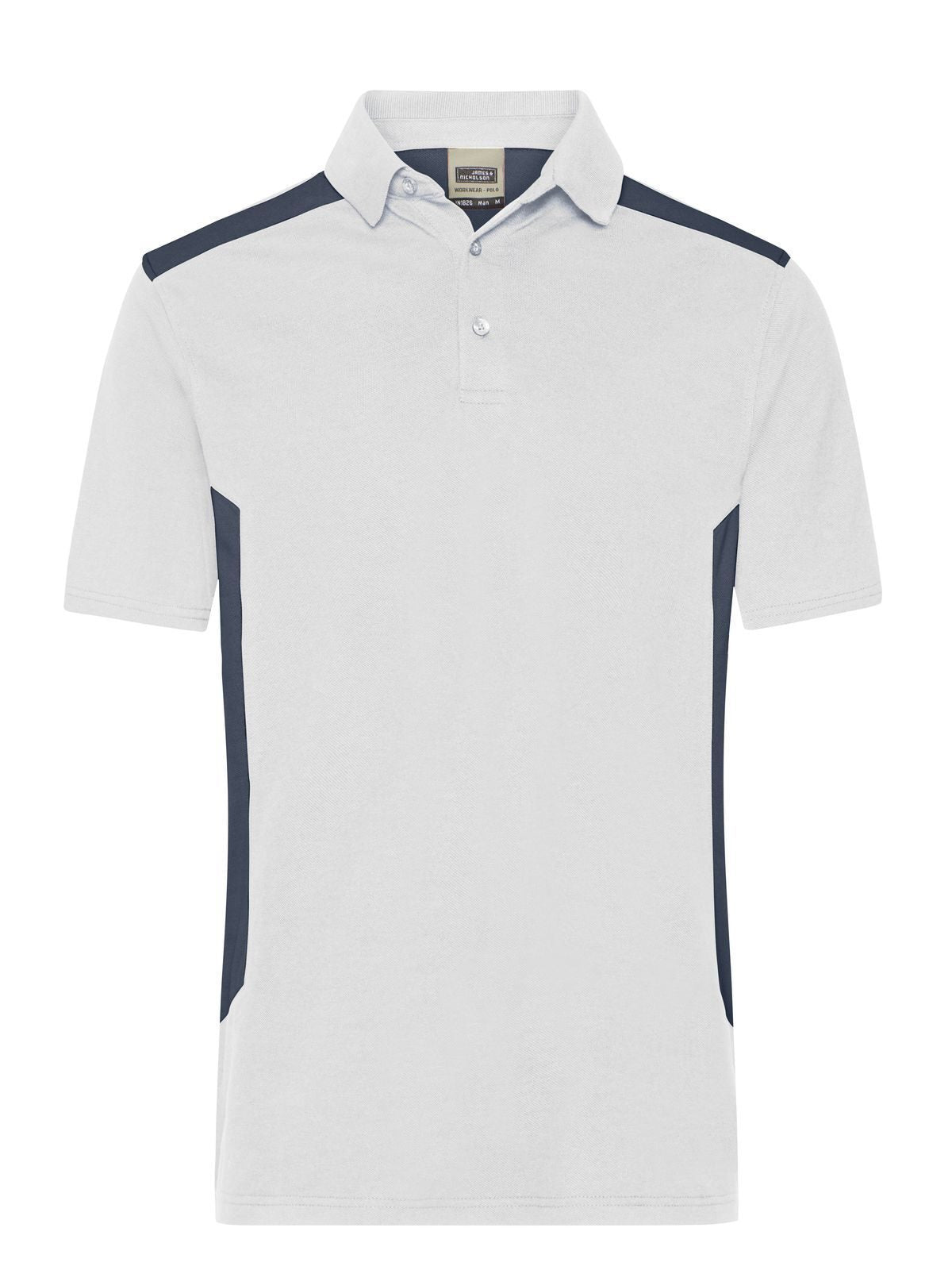 Men's Workwear Polo - Strong Daiber White/Carbon