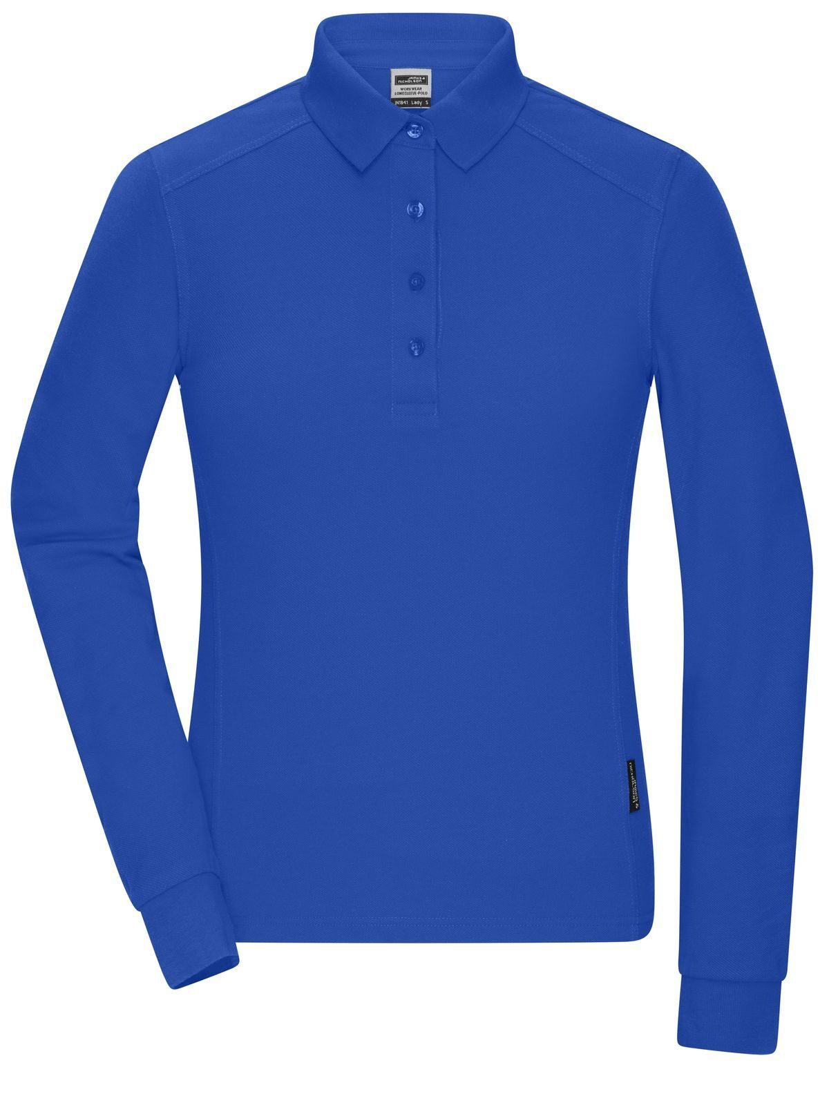 Ladies' Workwear-Longsleeve Polo Daiber Royal
