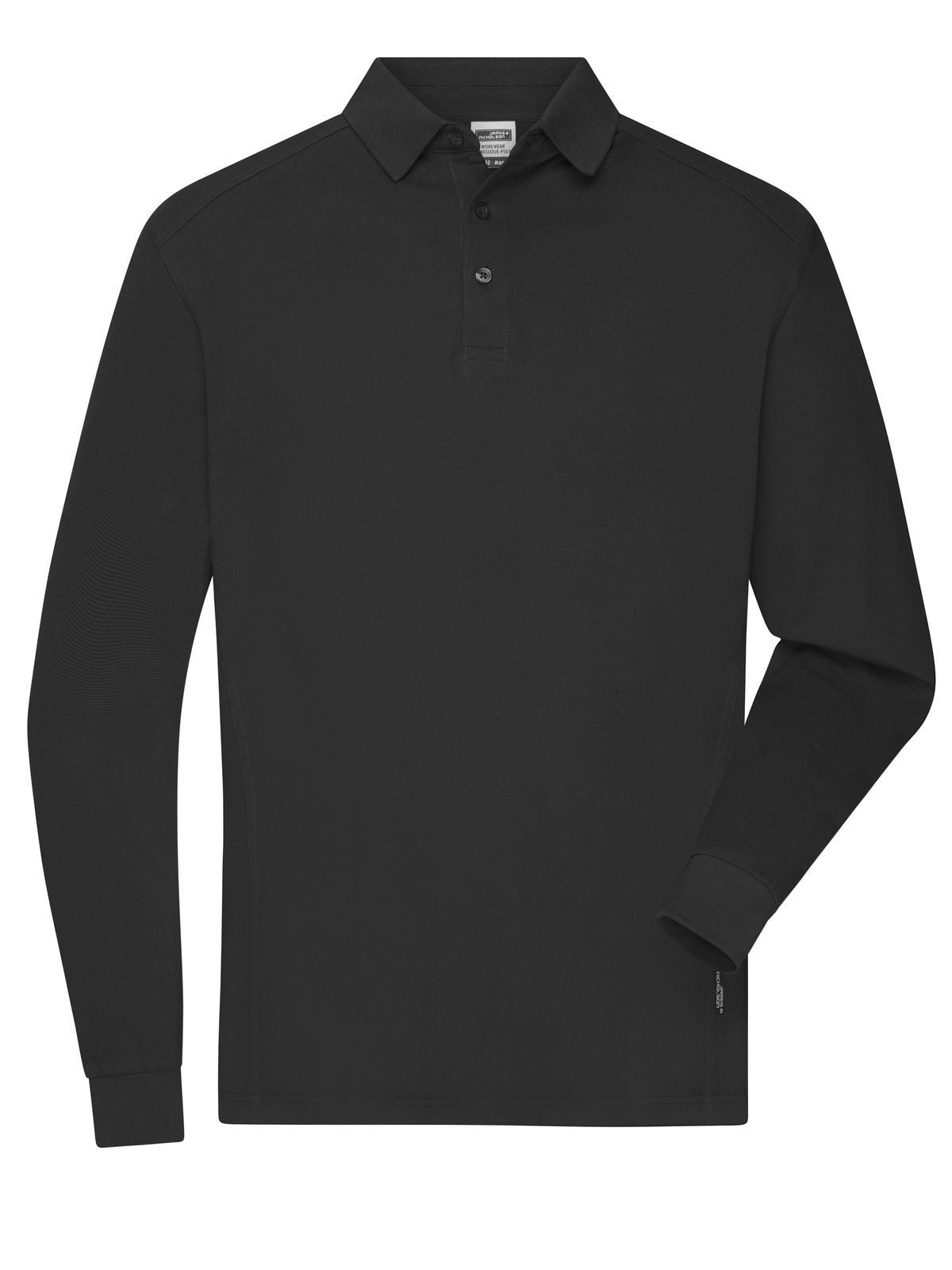 Men's Workwear-Longsleeve Polo Daiber Black