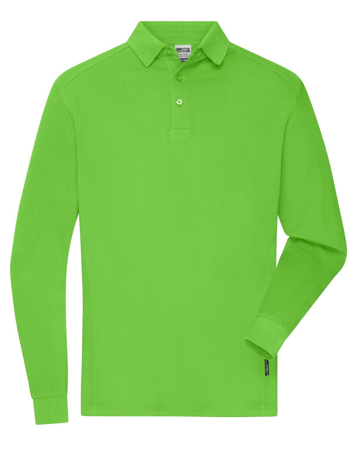 Men's Workwear-Longsleeve Polo Daiber Lime-Green