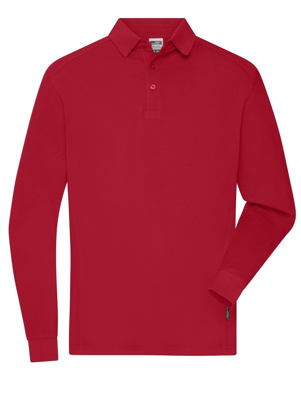 Men's Workwear-Longsleeve Polo Daiber Red