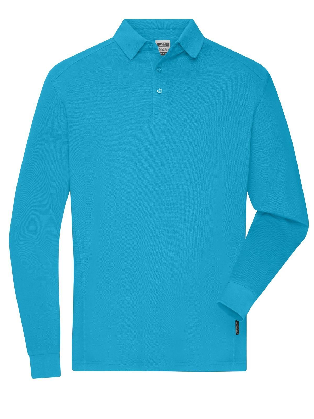 Men's Workwear-Longsleeve Polo Daiber Turquoise