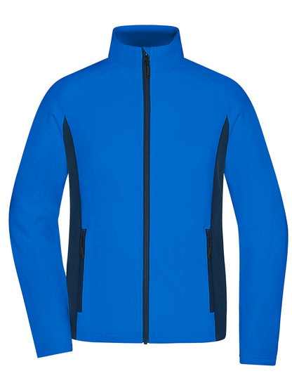 Ladies' Stretchfleece Jacket Daiber Royal/Navy