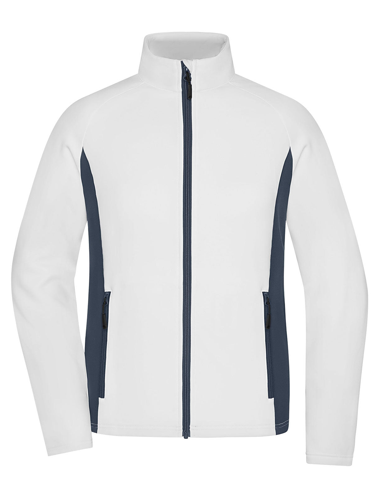 Ladies' Stretchfleece Jacket Daiber White/Carbon