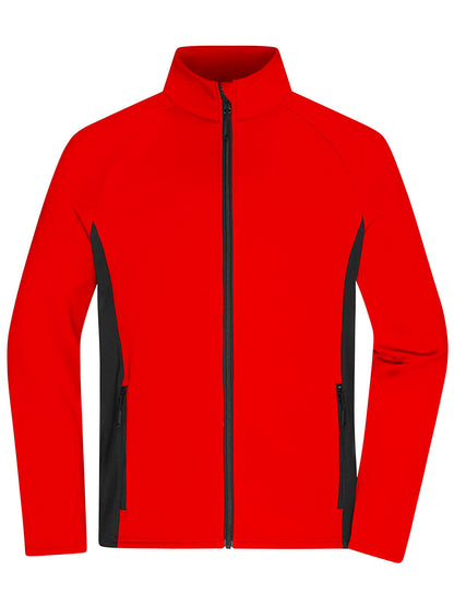 Men's Stretchfleece Jacket Daiber Red/Black