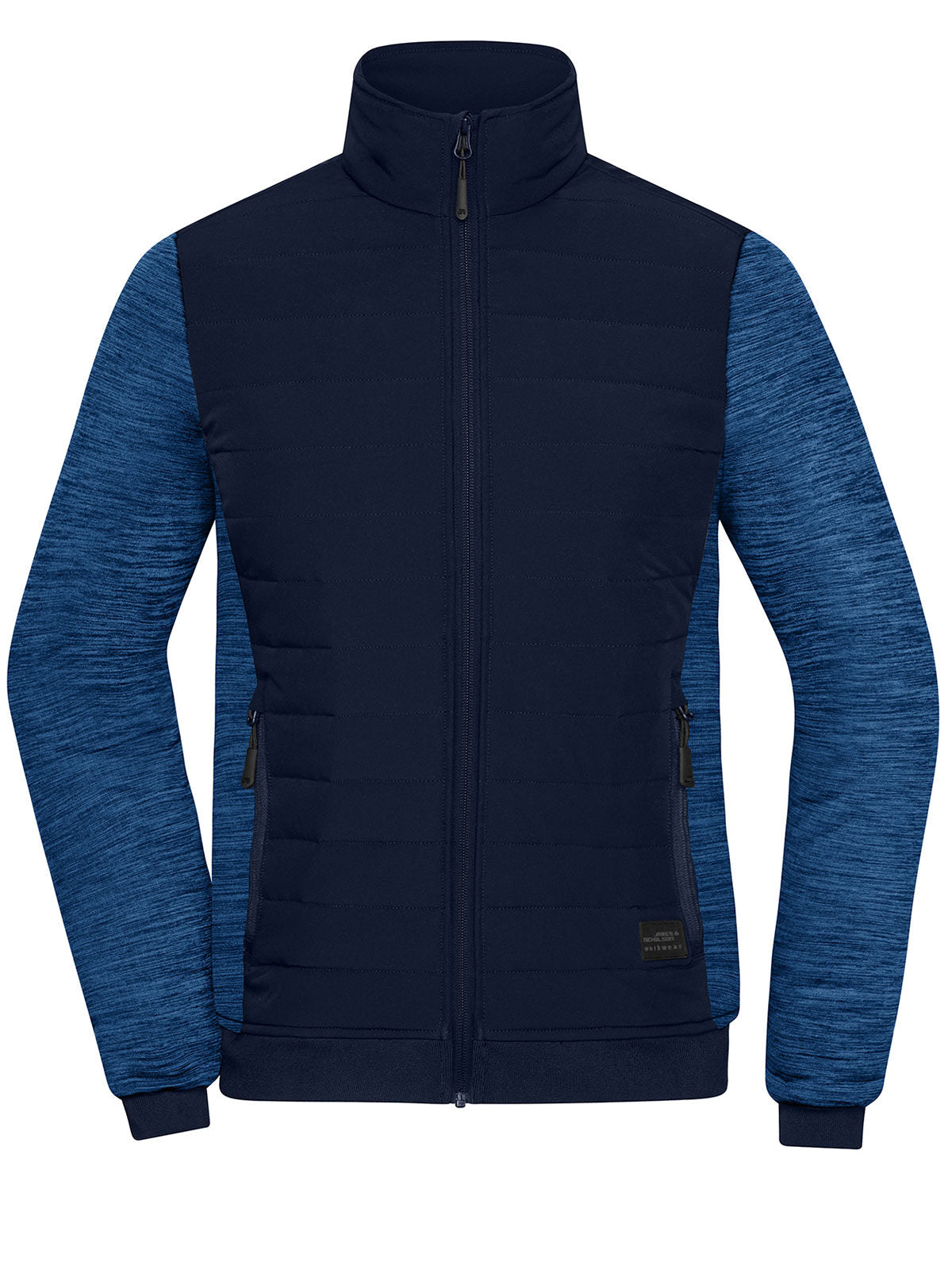 Ladies' Padded Hybrid Jacket Daiber Navy/Royal-Melange