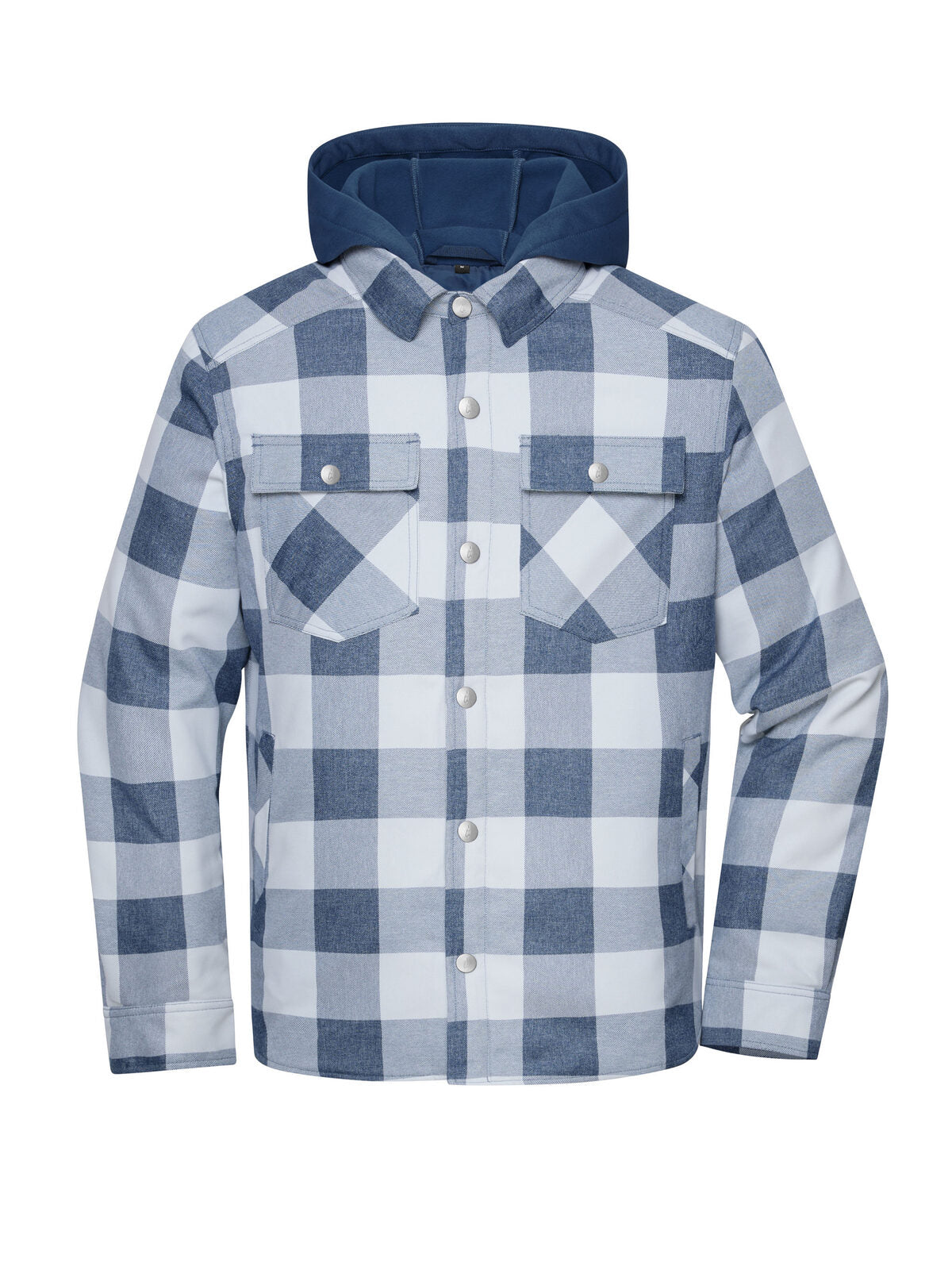 Workwear Check Shirt Jacket Daiber Deep-Blue/Foggy-Grey