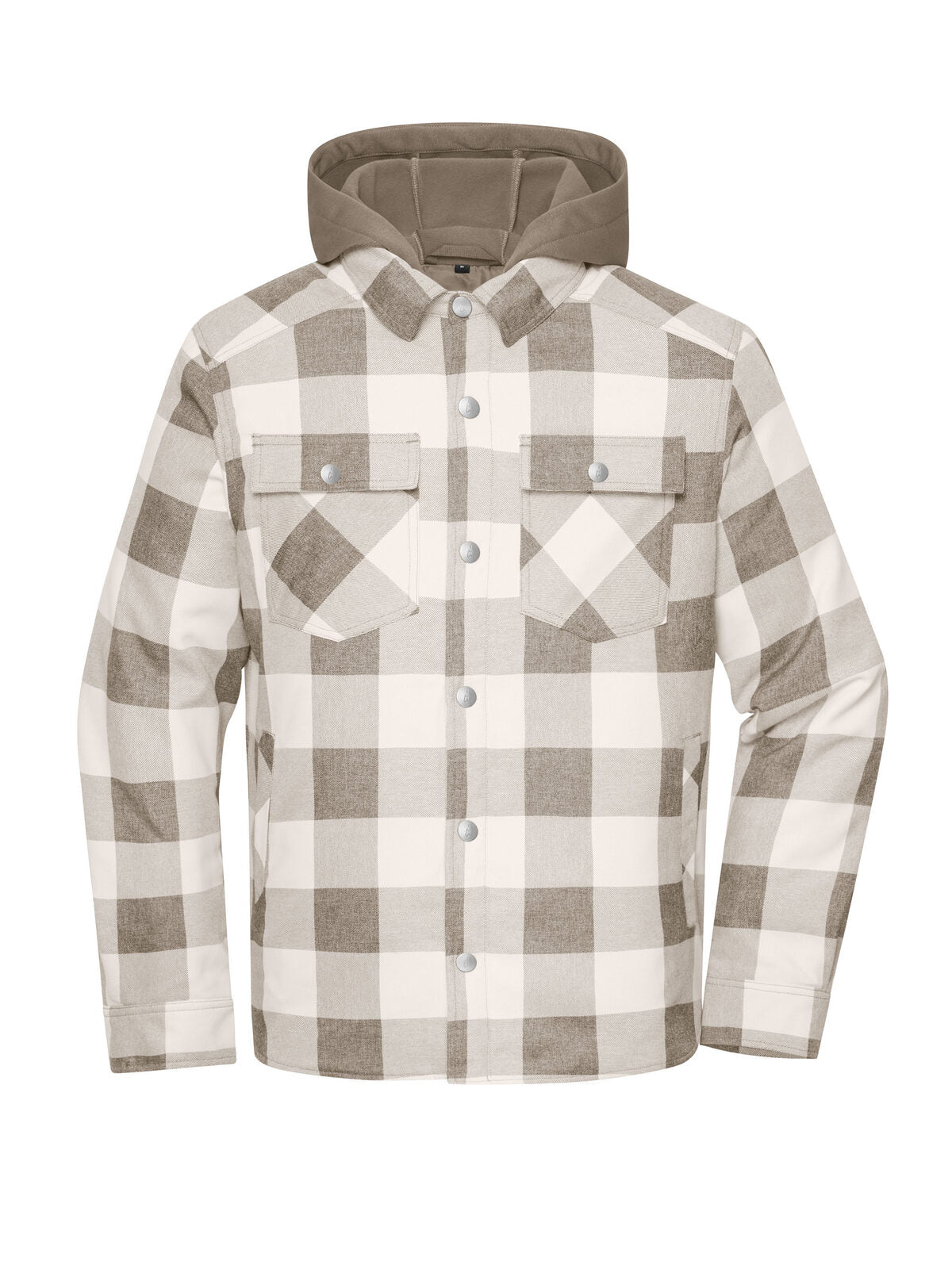 Workwear Check Shirt Jacket Daiber Dusty-Brown/Cement