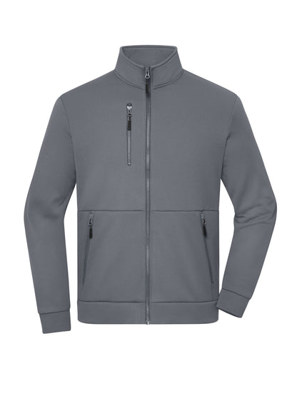 Workwear Fleece Jacket Daiber Metal-Grey
