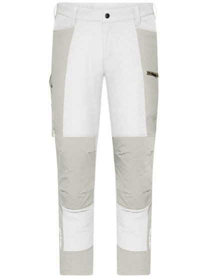 Workwear Pants (All-Season) 4-Way Stretch Daiber White/Cement