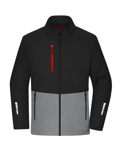 Workwear Softshell Jacket Daiber Black/Metal-Grey