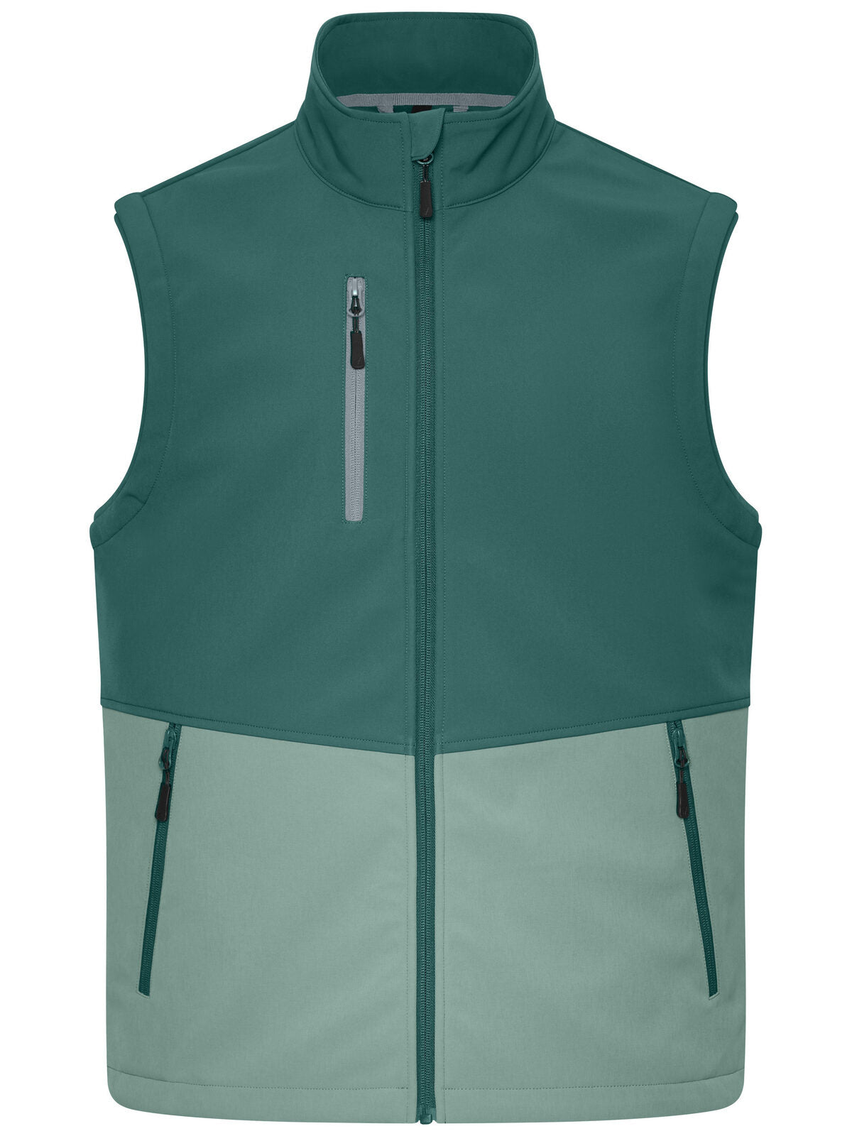 Workwear Softshell Vest Daiber Industrial-Green/Foggy-Green