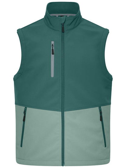 Workwear Softshell Vest Daiber Industrial-Green/Foggy-Green