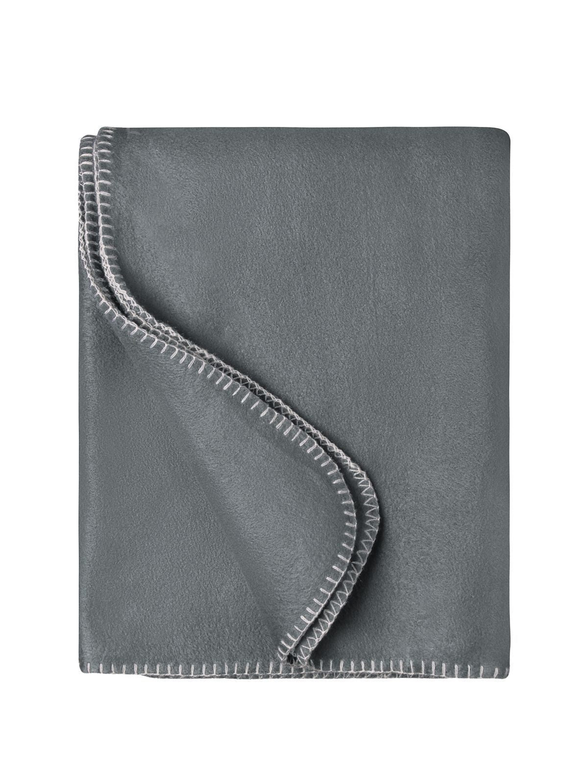 Fleece Blanket 130x170 Daiber Grey/Light-Grey