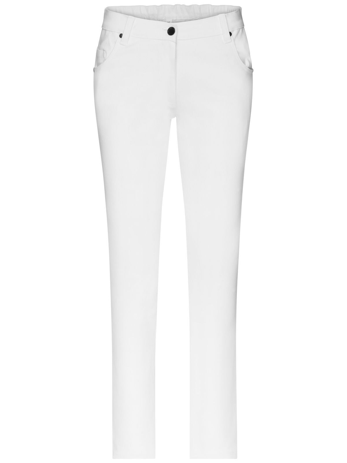Ladies' 5-Pocket-Stretch-Pants Daiber White
