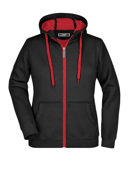 Ladies' Doubleface Jacket Daiber Black/Red