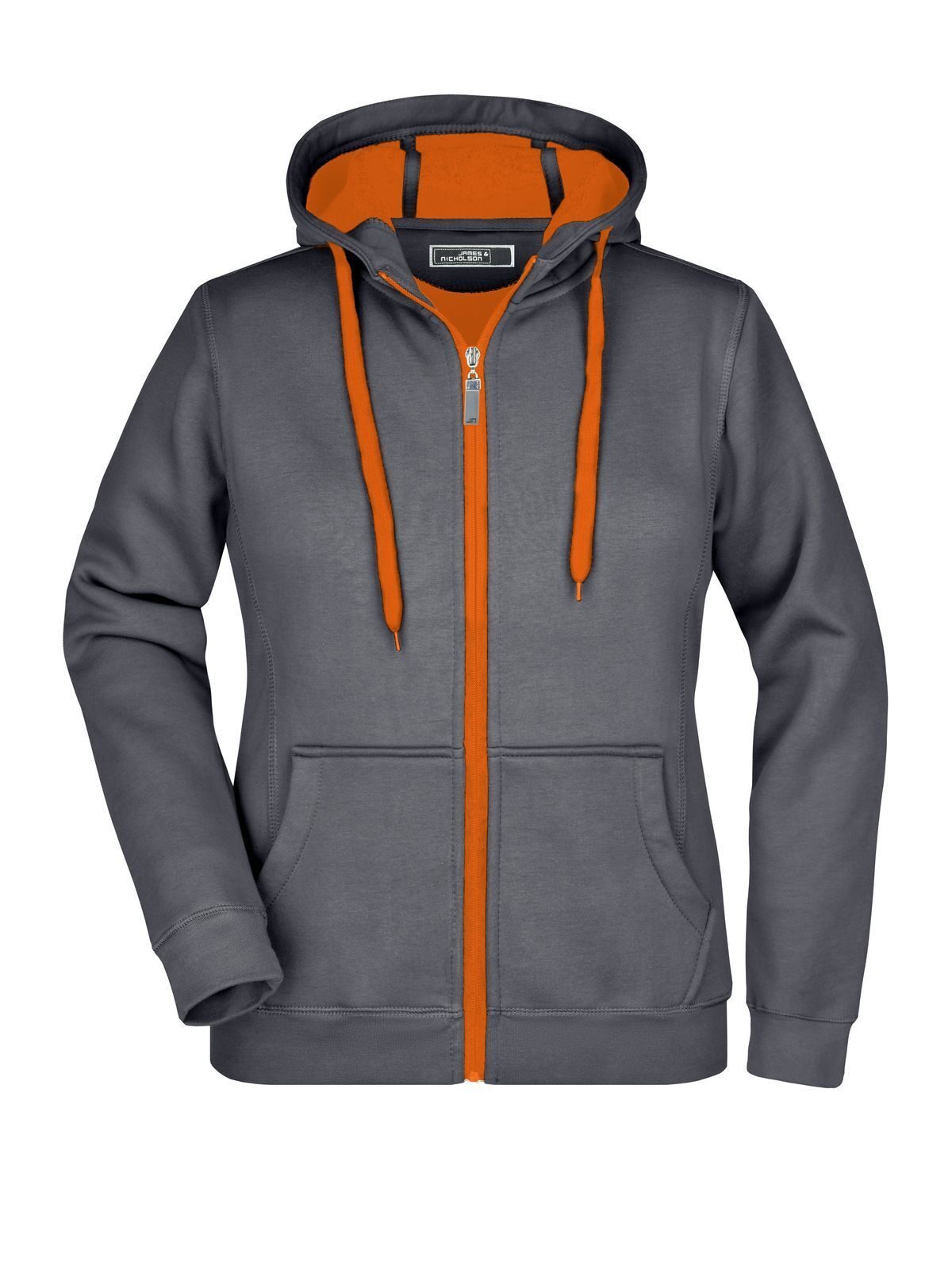 Ladies' Doubleface Jacket Daiber Carbon/Orange