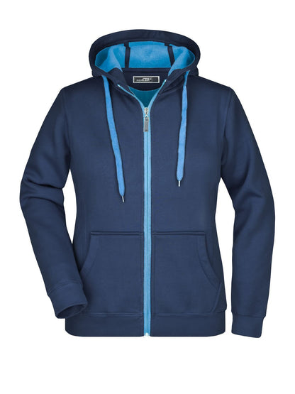 Ladies' Doubleface Jacket Daiber Navy/Aqua