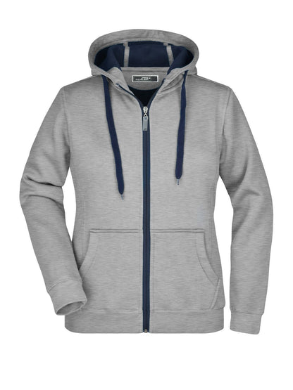 Ladies' Doubleface Jacket Daiber Sports-Grey/Navy